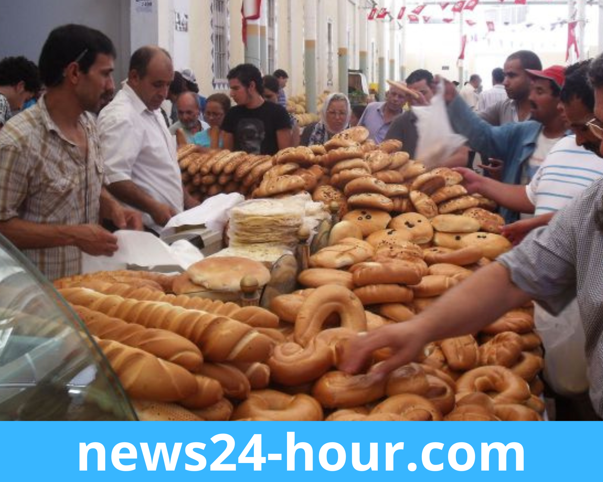 You are currently viewing Tunisia. Difficult living conditions brought on by a scarcity of bread and essential supplies